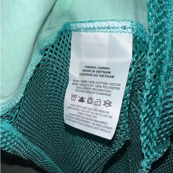 New Jordan Women's Jersey Mesh Logo Asymmetric Tank size 1X - Picture 4 of 6